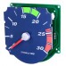 Conta Giro 3000 RPM Bivolt Azul Tacometro - W41219 Conta Giro 3000 RPM Bivolt Azul Tacometro - W41219