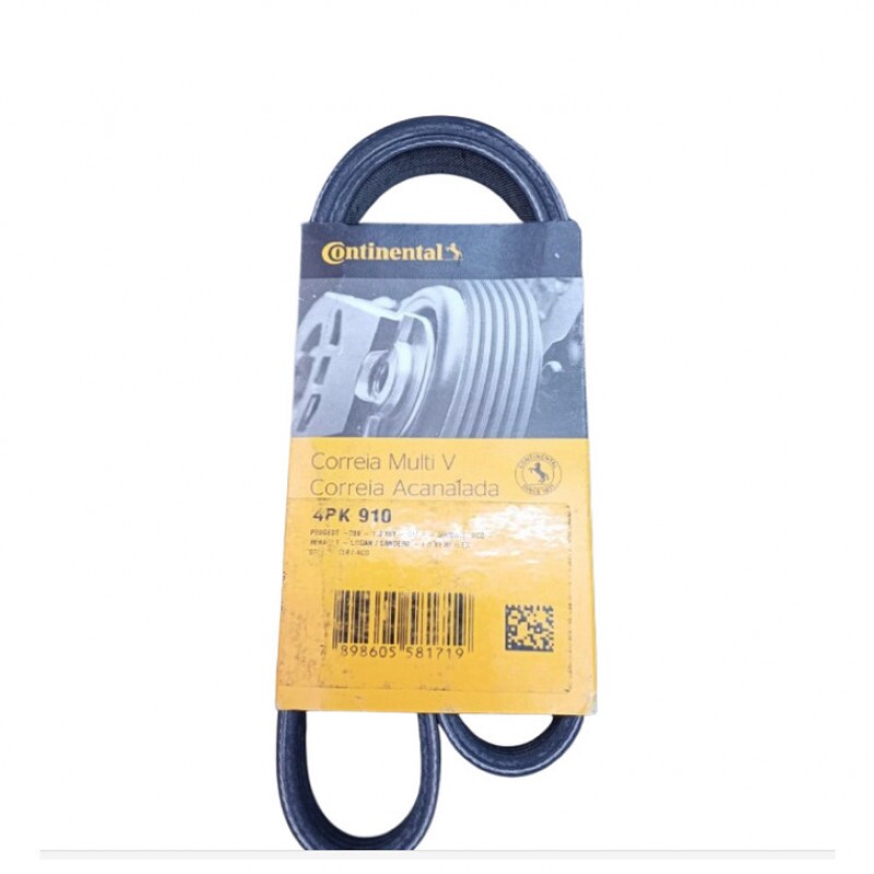 Correia Do Alternador 4Pk0910 Continental