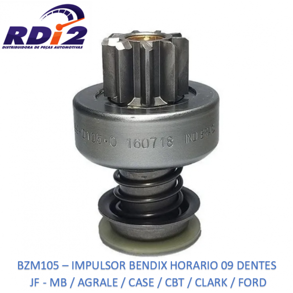 IMPULSOR HORARIO 09 DENTES JF - MB / AGRALE / CASE / CBT / CLARK / FORD / KOMATSU