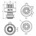 IMPULSOR HORARIO 11 DENTES VOLVO 184194 594043 CARD 41 CARD 42 CARD 43