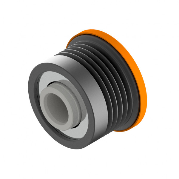 Polia Roda Livre Alternador 05 Filetes  M16 Renault Master Mitsubishi Opel Vauxhall Volvo Bzmp1070