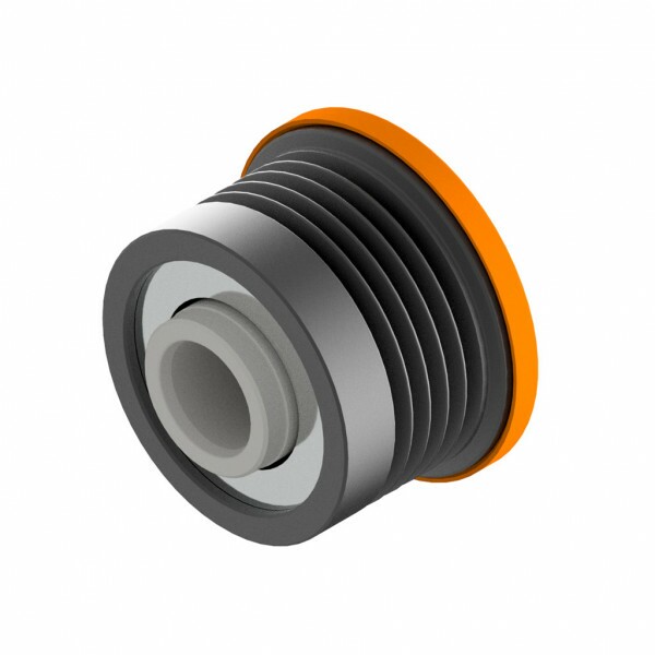 Polia Roda Livre Alternador 05 Filetes  M16 Renault Master Mitsubishi Opel Vauxhall Volvo Bzmp1070