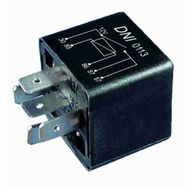 Rele 12v 05 Pinos Auxiliar Duplo N.A Ducato / Fiat / Vw / Audi / Gm / Hyundai / Kia