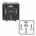 Rele 12V 05 Pinos Auxiliar 30/40A Reversor Com Suporte - Dni0116 Rele 12V 05 Pinos Auxiliar 30/40A Reversor Com Suporte - Dni0116