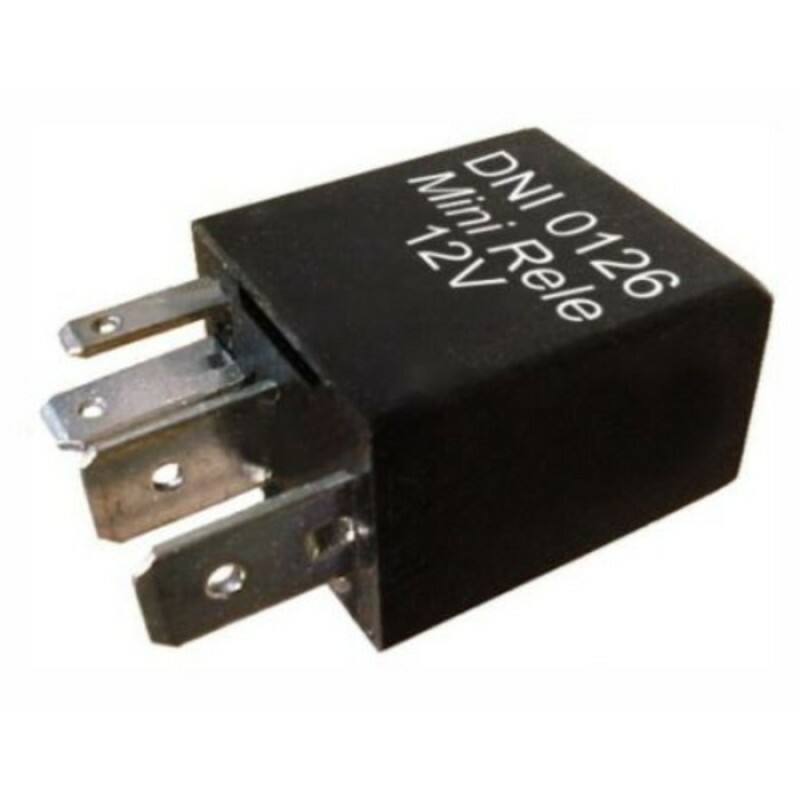 RELE 12V 05 PINOS AUXILIAR MINI 30/20A REVERSOR - DNI