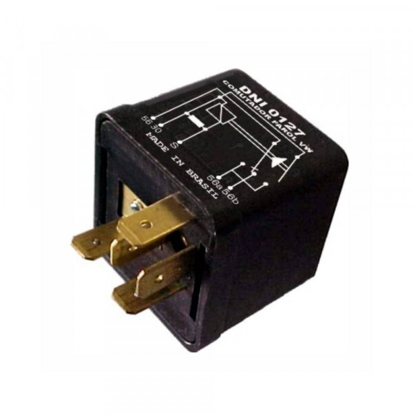 Rele 12V 05 Pinos Farol Alto  Baixo Comutador 150W - Dni