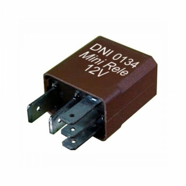 Rele 12v 05 Pinos auxiliar Mini Reversor Com Resistor Ducato / Audi / Bmw / Ferrari / Vw / Toyota