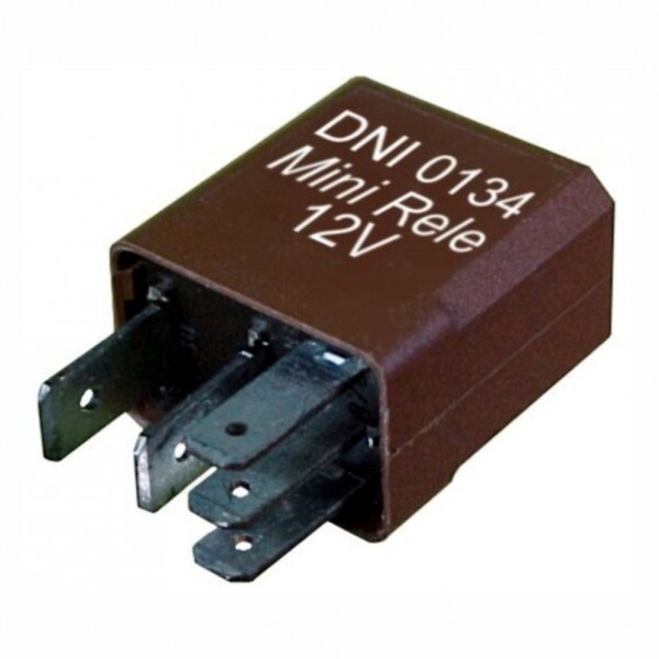 RELE 12V 05 PINOS MINI REVERSOR 20/30A SEM SUPORTE - DNI