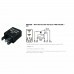 RELE 12V 05 PINOS AUXILIAR 20/30A REVERSOR MINI SEM SUPORTE - DNI