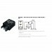 RELE 12V 05 PINOS AUXILIAR REVERSOR 20/30A MINI SEM SUPORTE - DNI