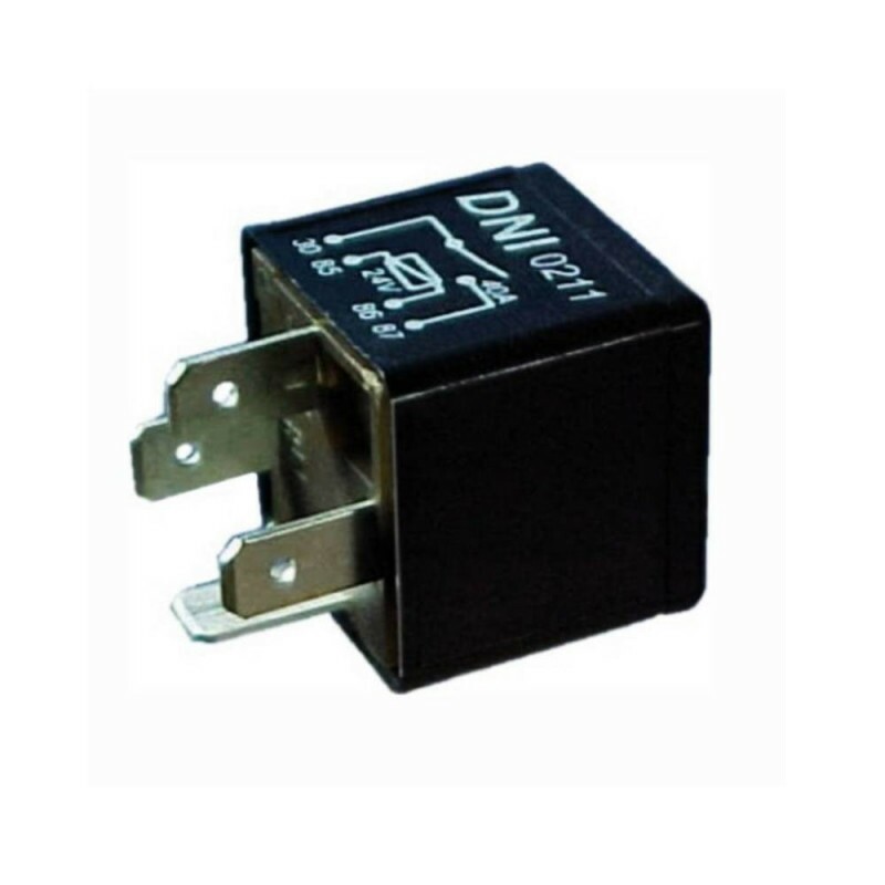 Rele 24V 04 Pinos Auxiliar 40A Sem Suporte - Dni