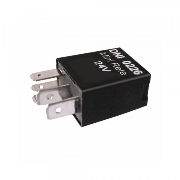 Rele 24V 05 Pinos Auxiliar Mini 30/40A Reversor - Dni