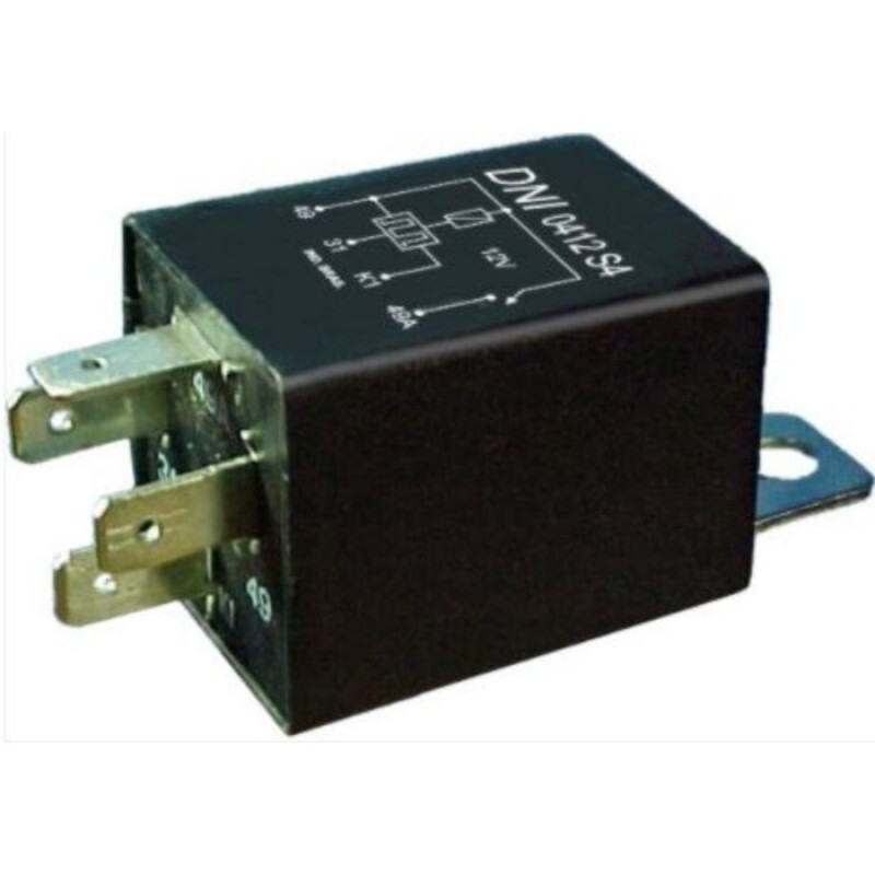RELE 12V 04 PINOS PISCA 500W ALERTA COMANDO - DNI
