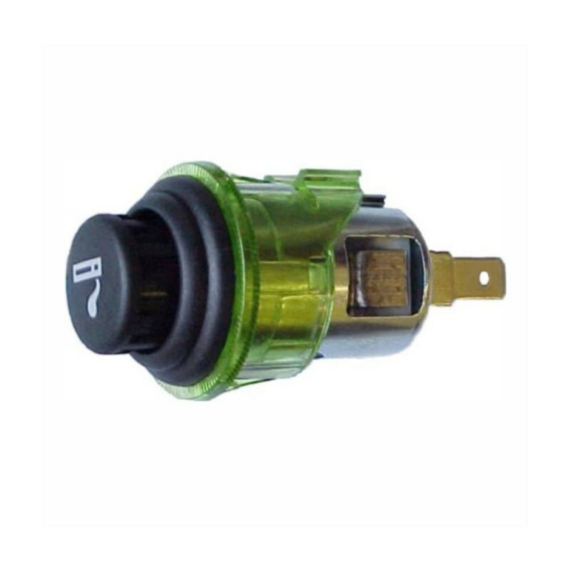 Acendedor 12V Anel Difusor Verde Completo - Dni