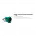 Tomada Padronizada 12V/24V Para Alimentacao E Celular Anel Difusor Verde - Dni