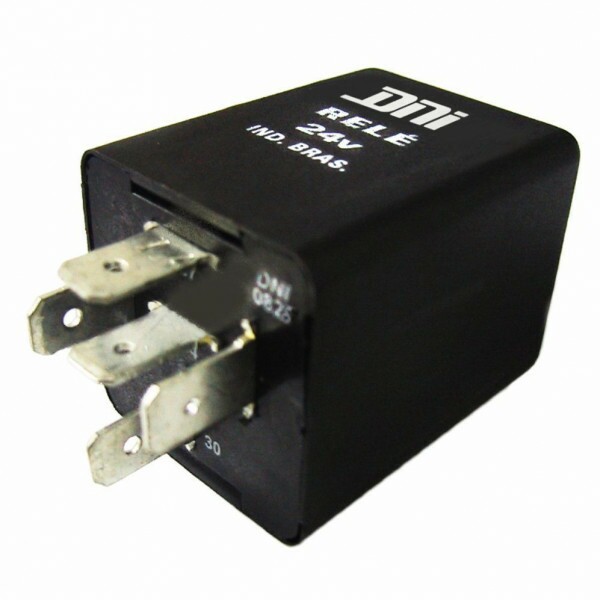 RELE 24V 05 PINOS CONTROLE ROTACAO SEM SUPORTE - DNI