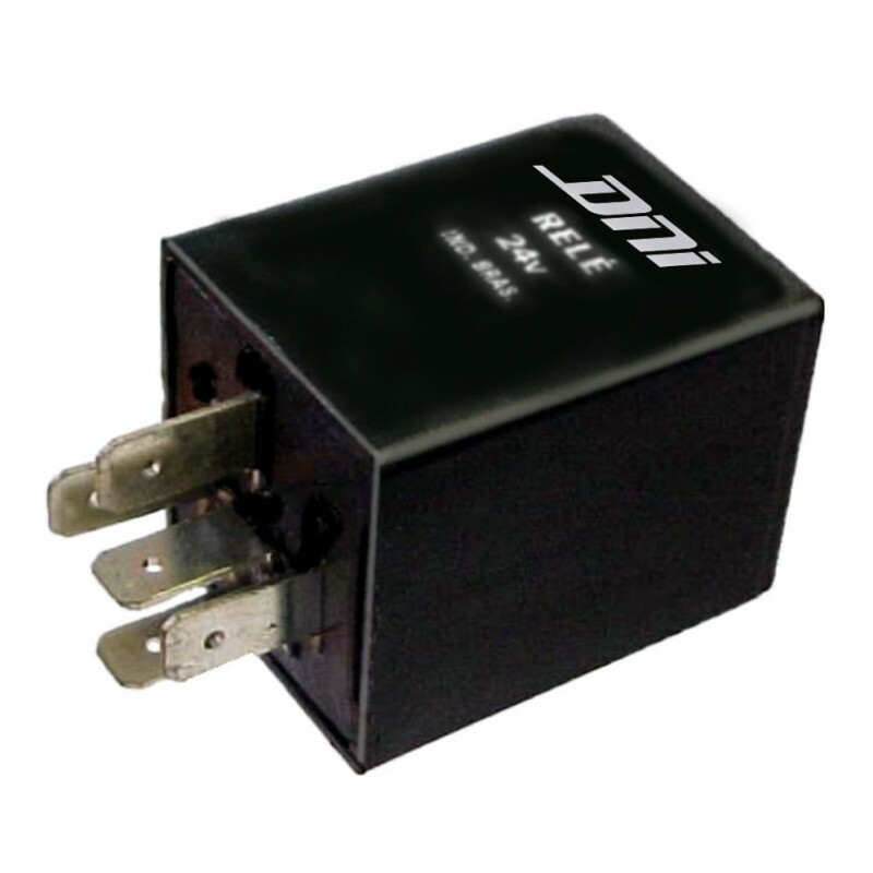 RELE 24V 05 PINOS PARADA MOTOR RETARDADO 5S MB CAMINHOES E ONIBUS - DNI