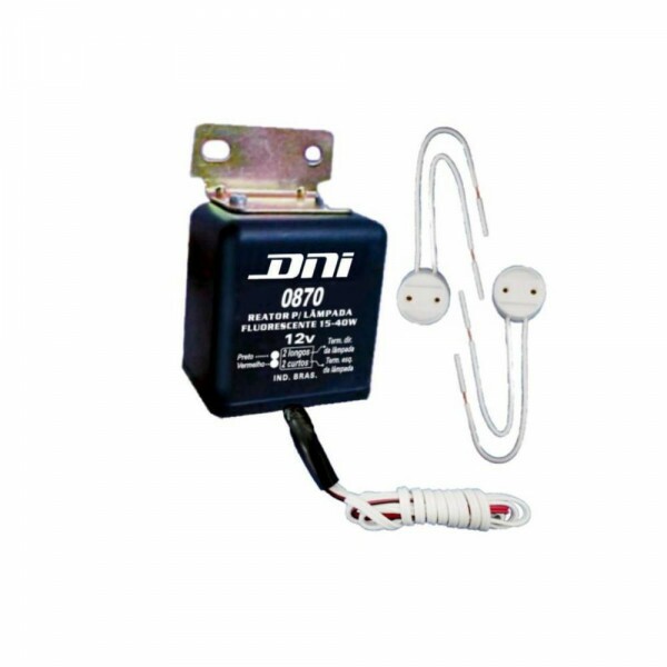 Reator Inversor Quadrado 12V 15/40W Lampada Fluorescente - Dni
