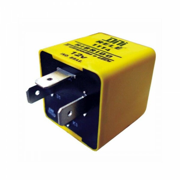 Rele 12V 03 Pinos Pisca Híbrido 120W - Dni