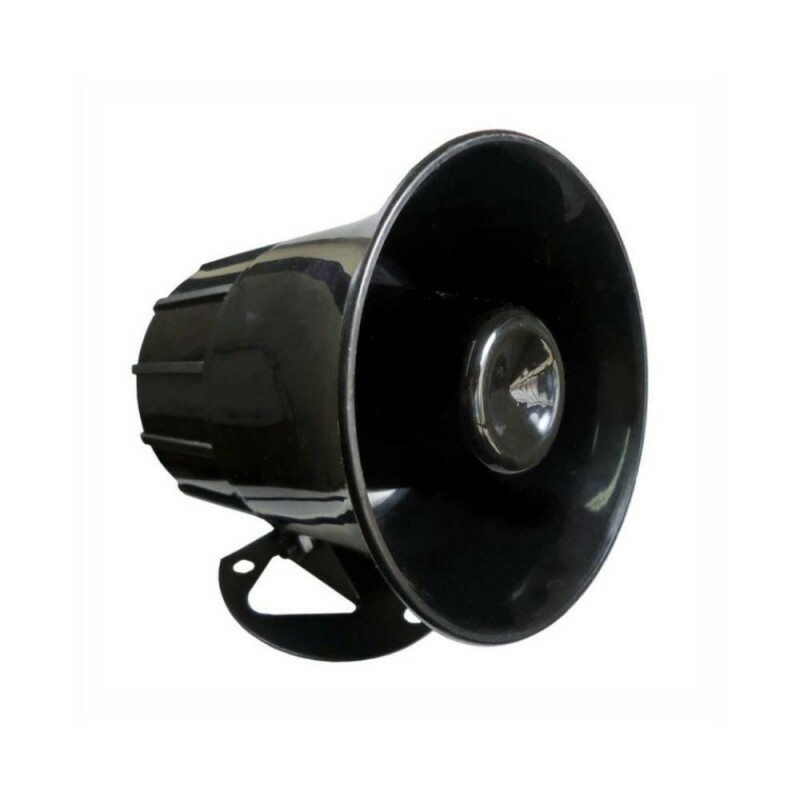 Sirene Tipo Corneta 12V 1,25A 15W 01 Toque 118Db - Dni