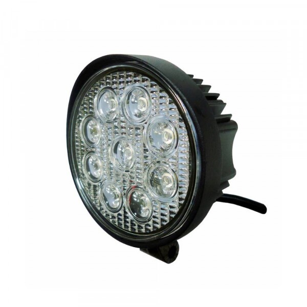 Farol De Milha Auxiliar Redondo 115Mm Led 27W 09V/48V Redondo - Dni