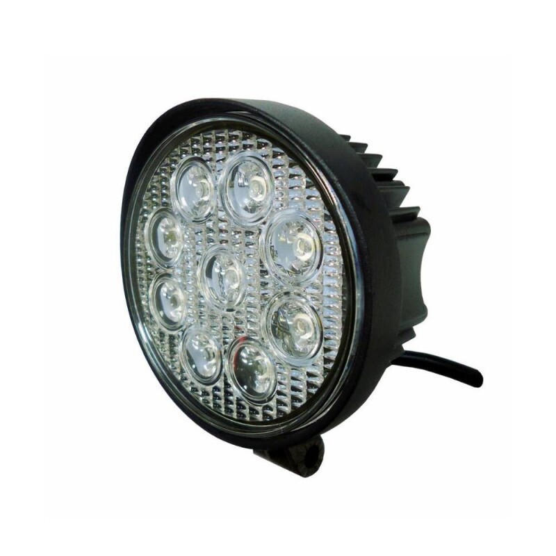 Farol De Milha Auxiliar Redondo 115Mm Led 27W 09V/48V Redondo - Dni
