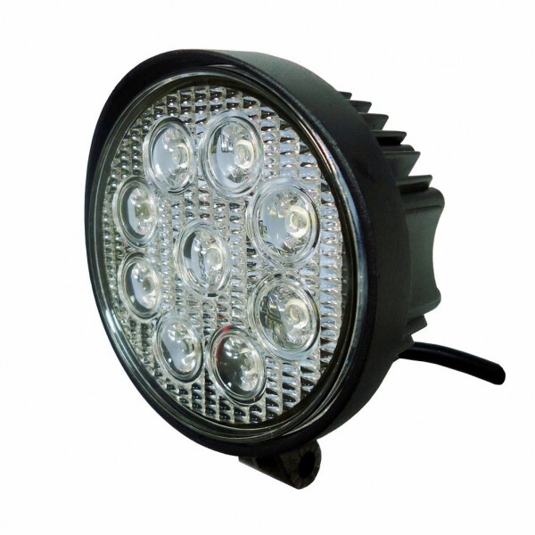 Farol De Milha Auxiliar Redondo 115Mm Led 27W 09V/48V Redondo - Dni