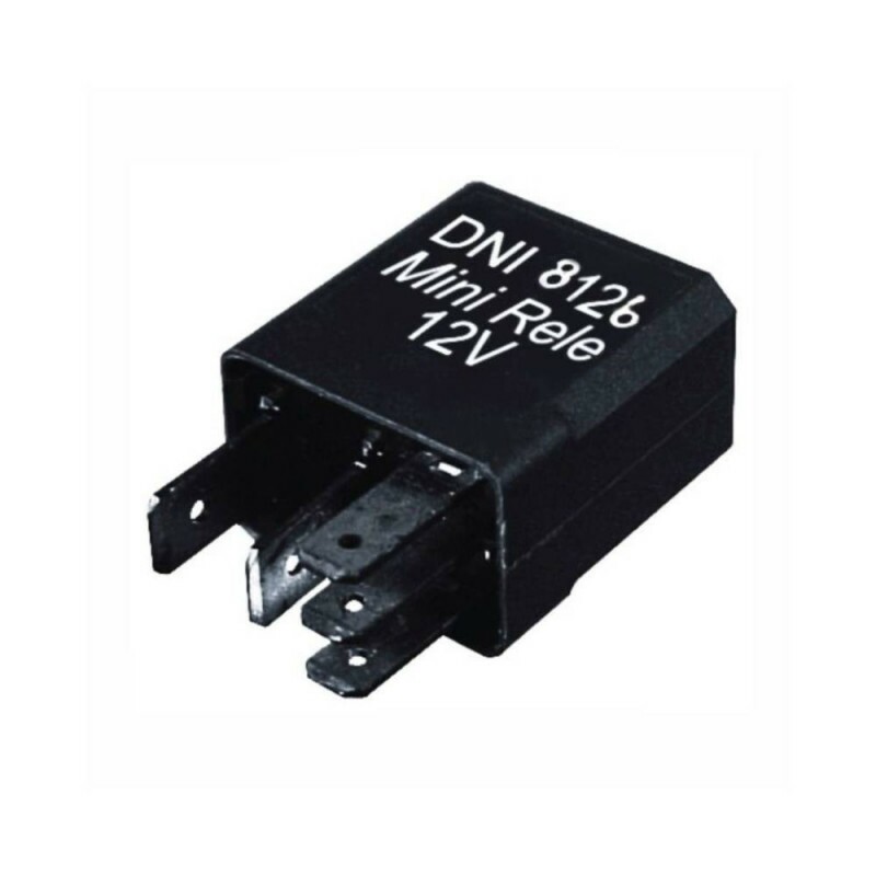 Rele 12V 05 Pinos Auxiliar Mini 30/20A Citroen / Peugeot Sem Suporte