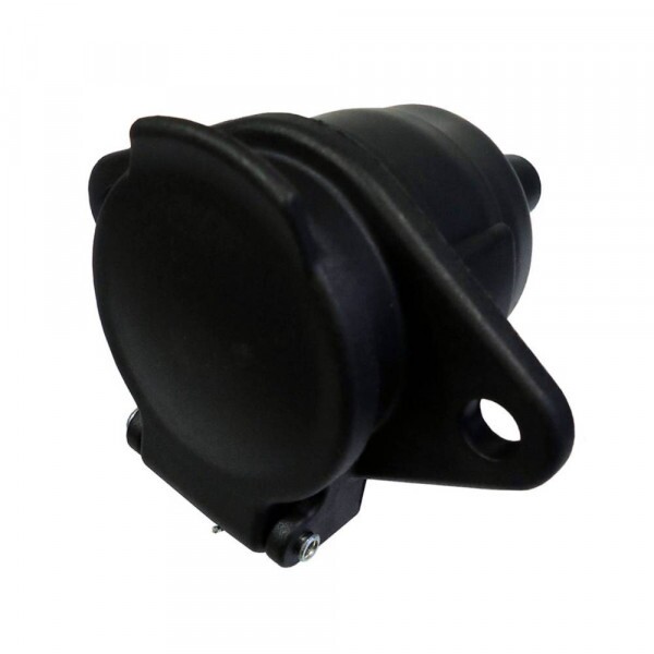 Tomada 12/24 07 Pinos Femea Engate Redonda Fixa - Dni Tomada 12/24 07 Pinos Femea Engate Redonda Fixa - Dni