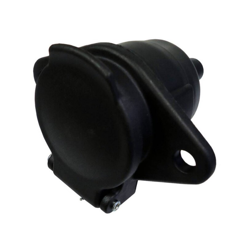 Tomada 12/24 07 Pinos Femea Engate Redonda Fixa - Dni Tomada 12/24 07 Pinos Femea Engate Redonda Fixa - Dni