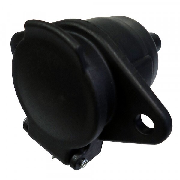 Tomada 12/24 07 Pinos Femea Engate Redonda Fixa - Dni