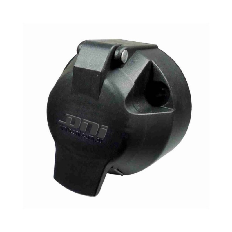 Tomada 12/24 06 Pinos Macho Engate Redonda Movel Com Tampa - Dni Tomada 12/24 06 Pinos Macho Engate Redonda Movel Com Tampa - Dni