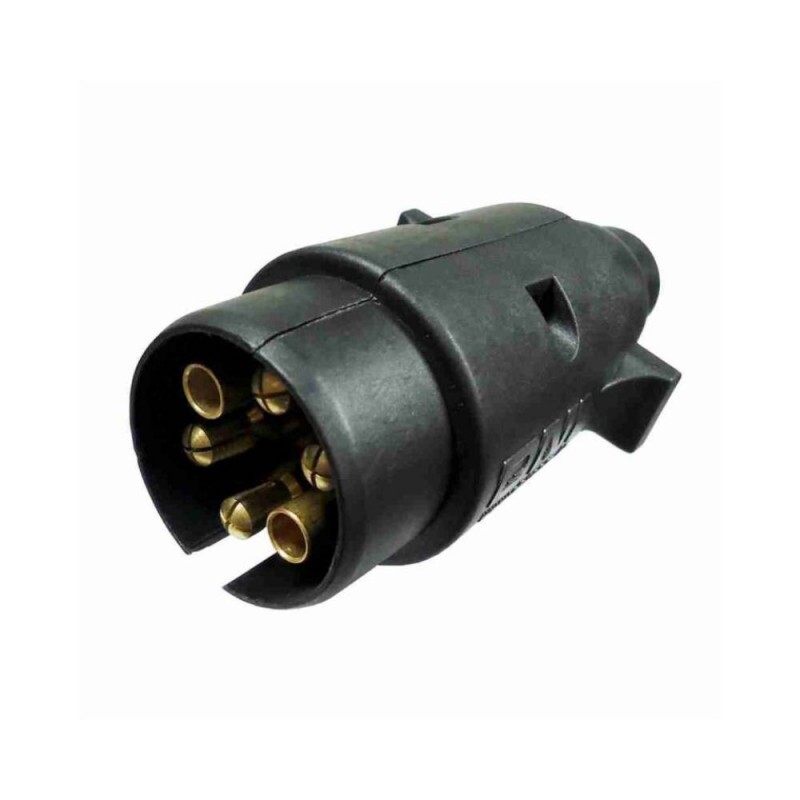 Tomada 12/24 06 Pinos Macho Engate Redonda Movel - Dni Tomada 12/24 06 Pinos Macho Engate Redonda Movel - Dni