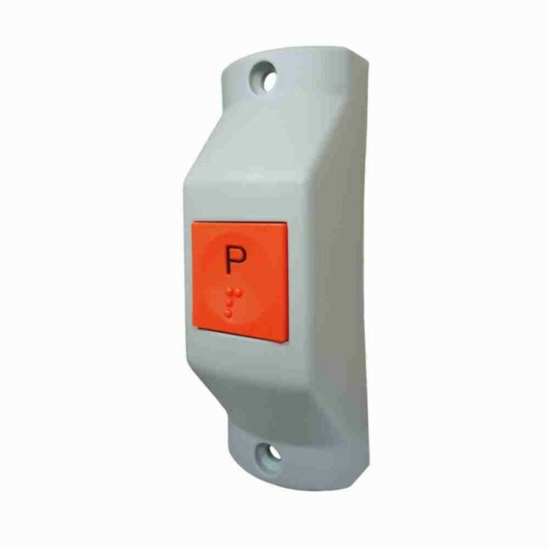 Botao Parada Solicitada 12/24V Cinza Claro - Dni