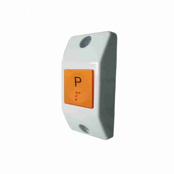 Botao Parada Solicitada 12/24V Plano Cinza Claro - Dni