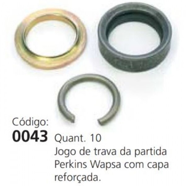 TRAVA EIXO PARTIDA PERKINS WAPSA COM CAPA REFORÇADA