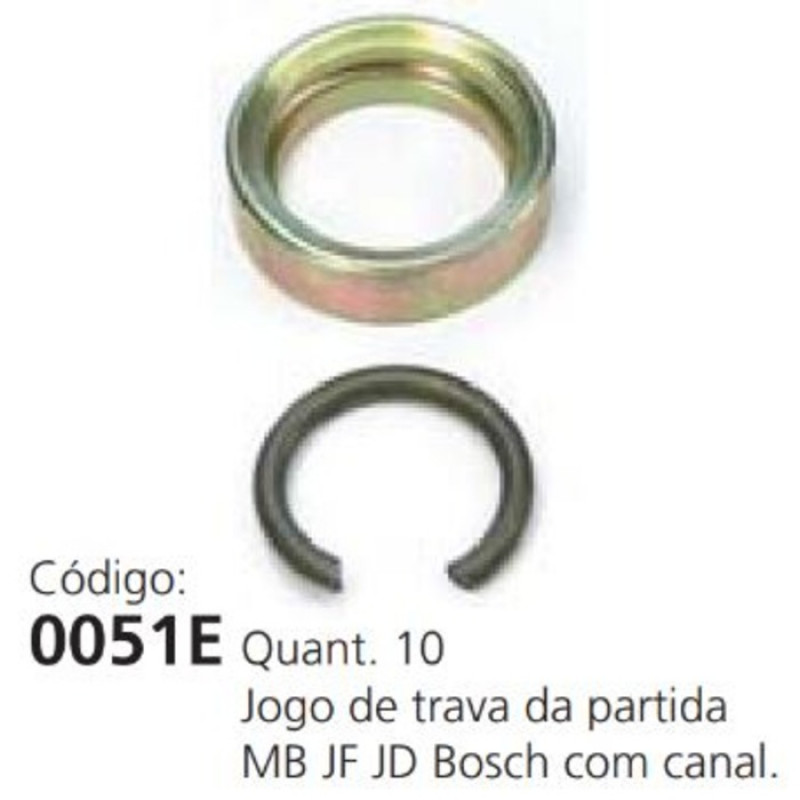 TRAVA EIXO PARTIDA JF JD COM CANAL MB BOSCH