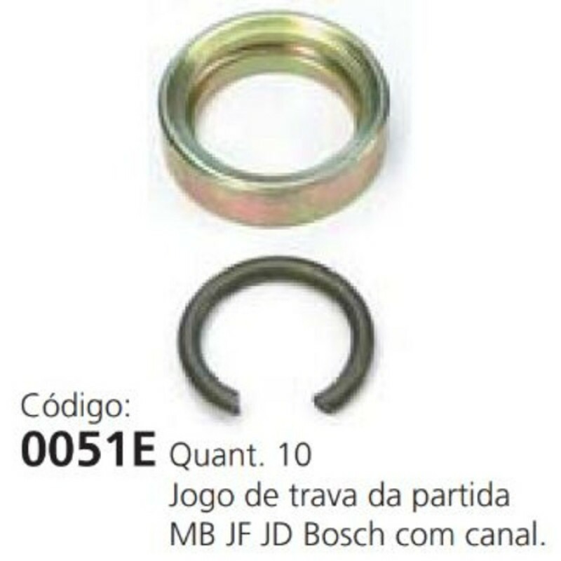 Trava Eixo Partida Jf Jd Com Canal Mb Bosch - Edanti0051e