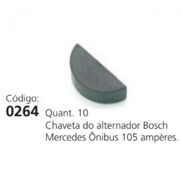 CHAVETA ALTERNADOR 75A / 140A BOSCH MB