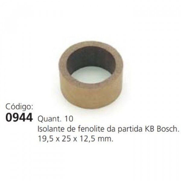 ISOLANTE 19,50X25,00X12,50 FENOLITE ALTERNADOR KB BOSCH