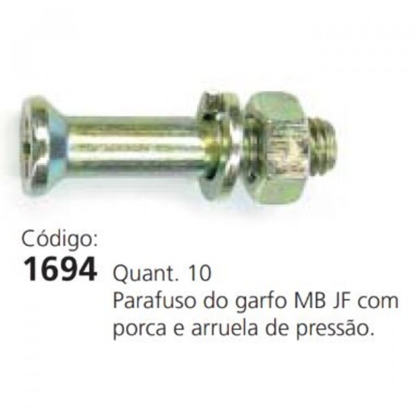 PARAFUSO DO GARFO JF COMPLETO