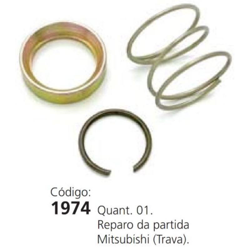 REPARO TRAVA PARTIDA MITSUBISHI