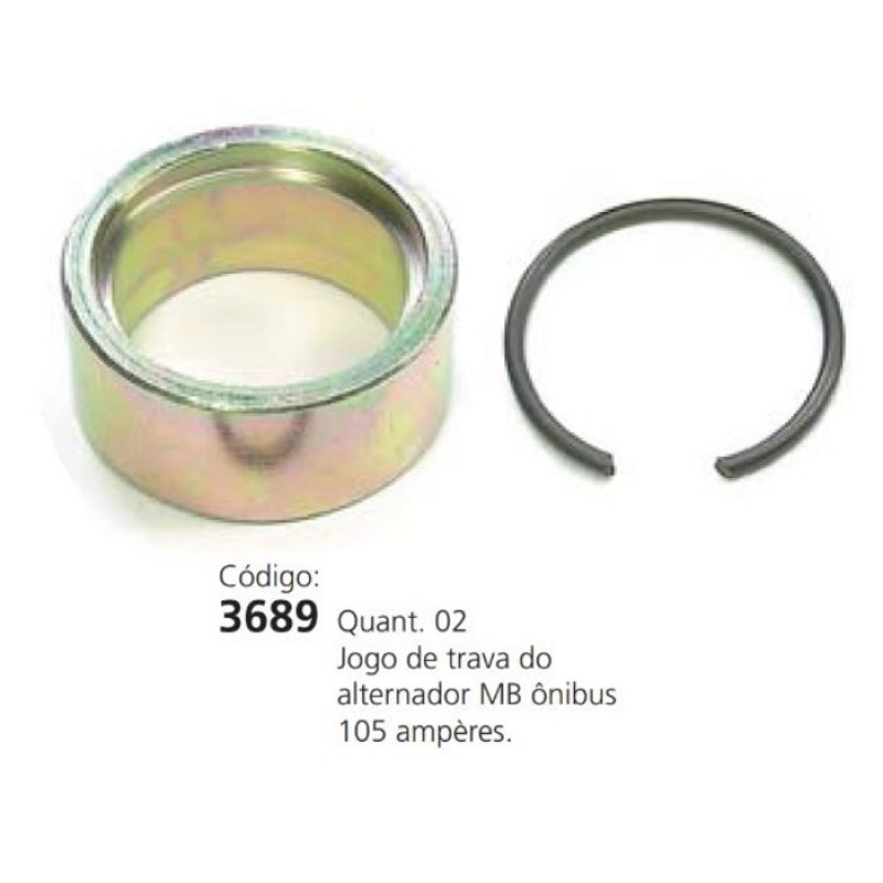 REPARO TRAVA ALTERNADOR 105A / 140A MB