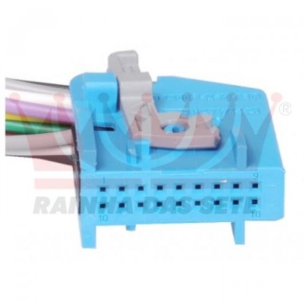 Chicote 18 Vias Painel Onibus - Caminhao Azul - ETE5359