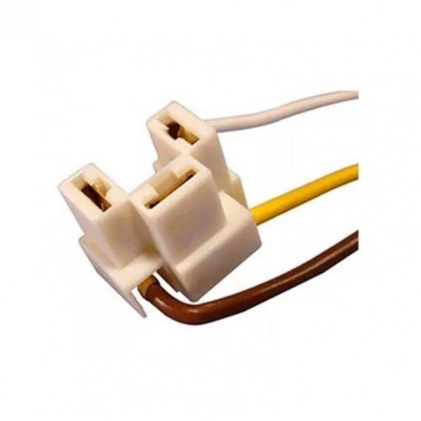 Chicote 03 Vias Soquete Lampada H4 Farol Universal Fio 1,5mm - ete