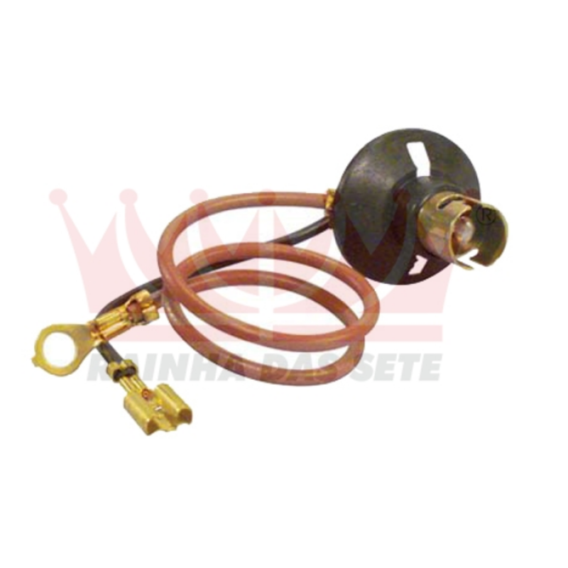 Chicote 02 Vias Soquete Lampada 69 Lanterna Com Rabicho - Ete7099