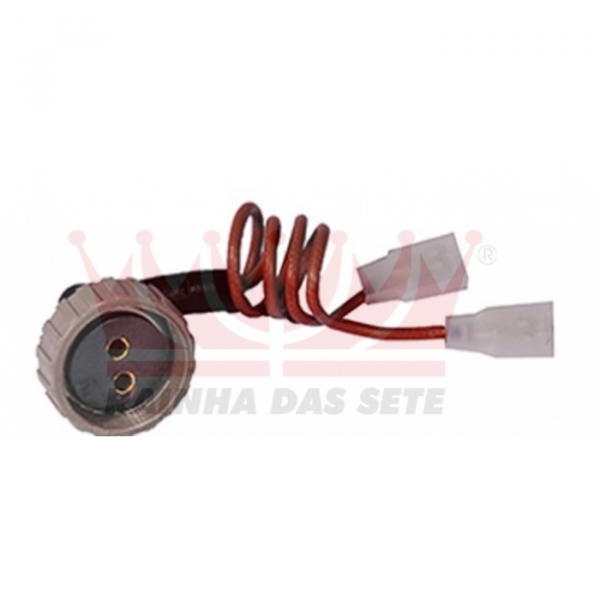 Chicote 02 vias Plug Interruptor Re Grande Garrafinha Cachimbo - Ete