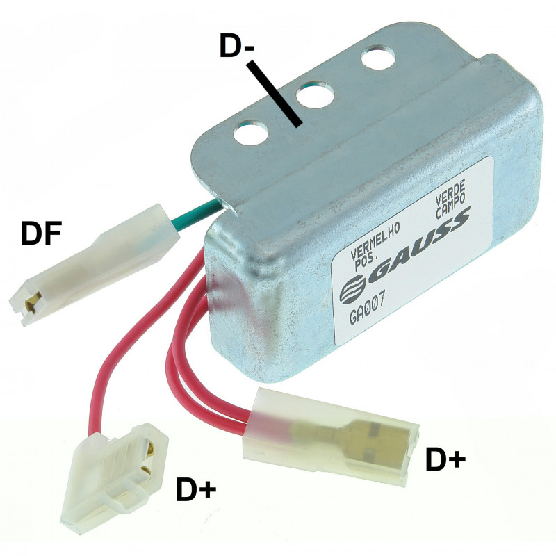 REGULADOR DE VOLTAGEM 12V CAMPO NEGATIVO BRASILIA KOMBI GOL SAVEIRO