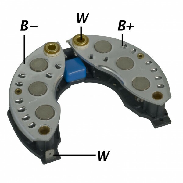 CONJUNTO RETIFICADOR 120A JEEP VOLVO RENAULT