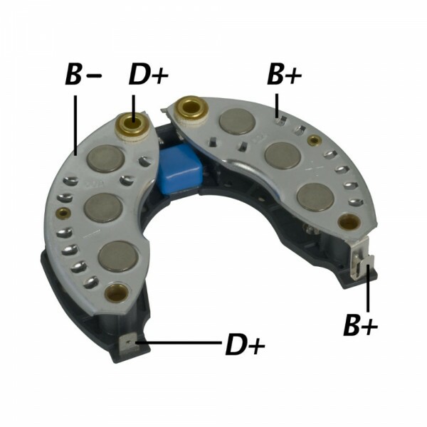 Placa Retificadora 120A Porsche 911 Carrera Turbo 928 4.5 4.7